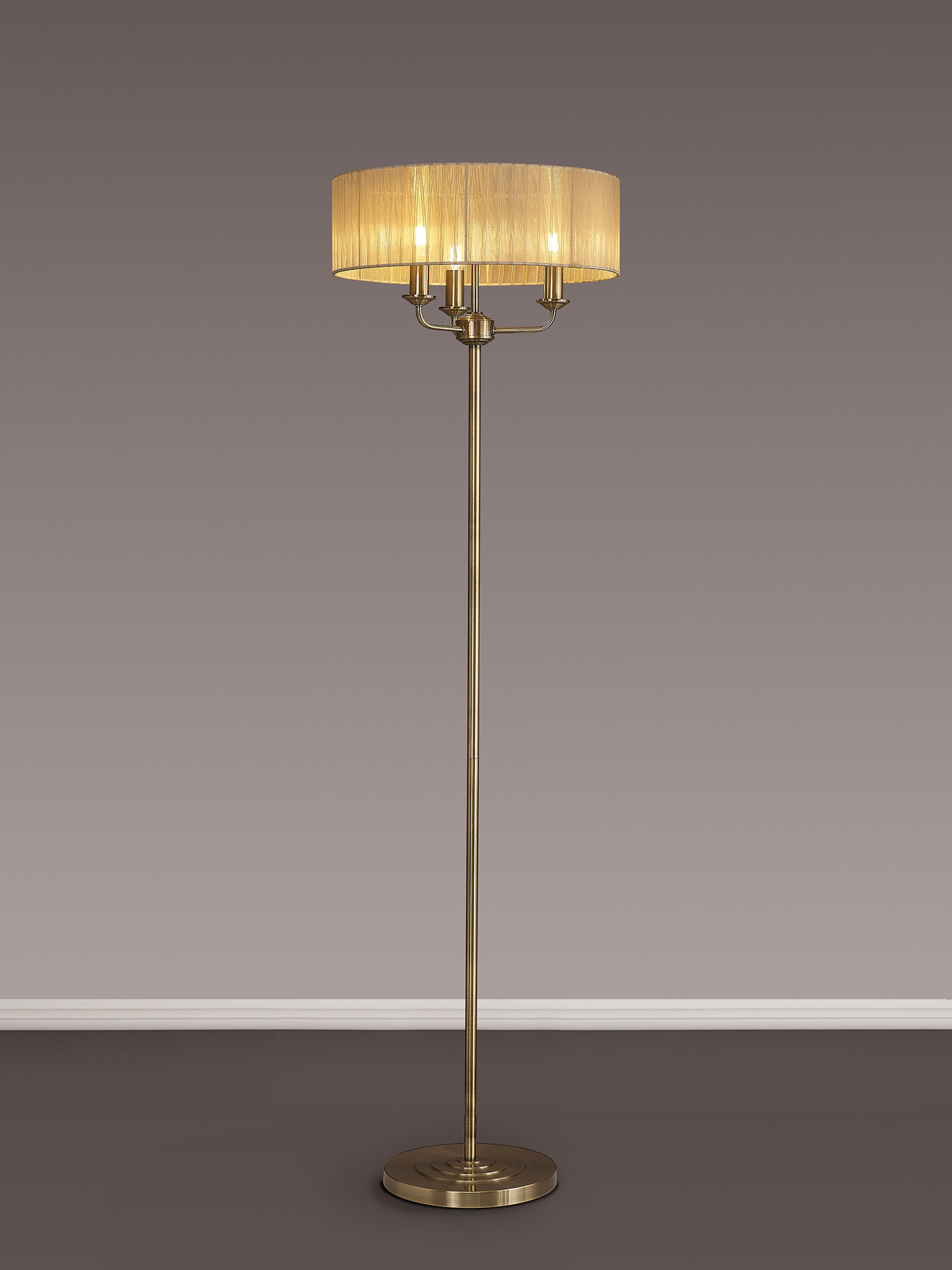 Banyan AB SB Floor Lamps Deco Shaded Floor Lamps